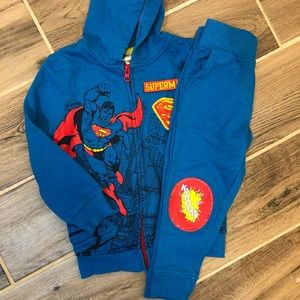Boys 3T Superman Sweatsuit